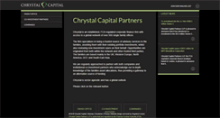 Desktop Screenshot of chrystalcapital.com