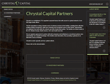 Tablet Screenshot of chrystalcapital.com